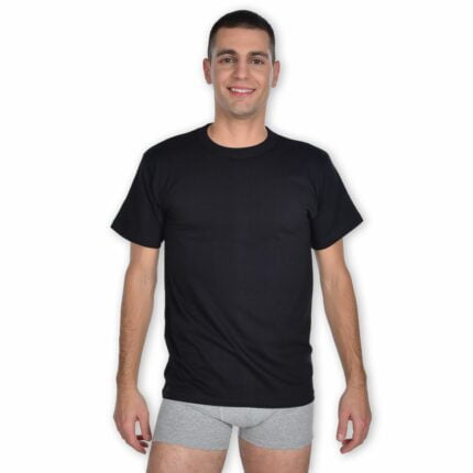 JOKERS - ΦΑΝΕΛΑ ΚΟΝΤΟΜΑΝΙΚΗ ΤΥΠΟΥ T-SHIRT - ΜΑΥΡΟ