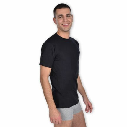 JOKERS - ΦΑΝΕΛΑ ΚΟΝΤΟΜΑΝΙΚΗ ΤΥΠΟΥ T-SHIRT - ΜΑΥΡΟ