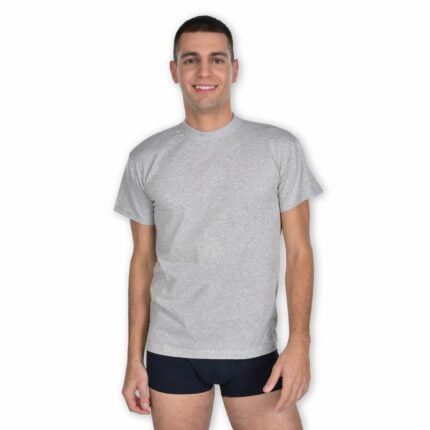 JOKERS - ΦΑΝΕΛΑ ΚΟΝΤΟΜΑΝΙΚΗ ΤΥΠΟΥ T-SHIRT - ΓΚΡΙ