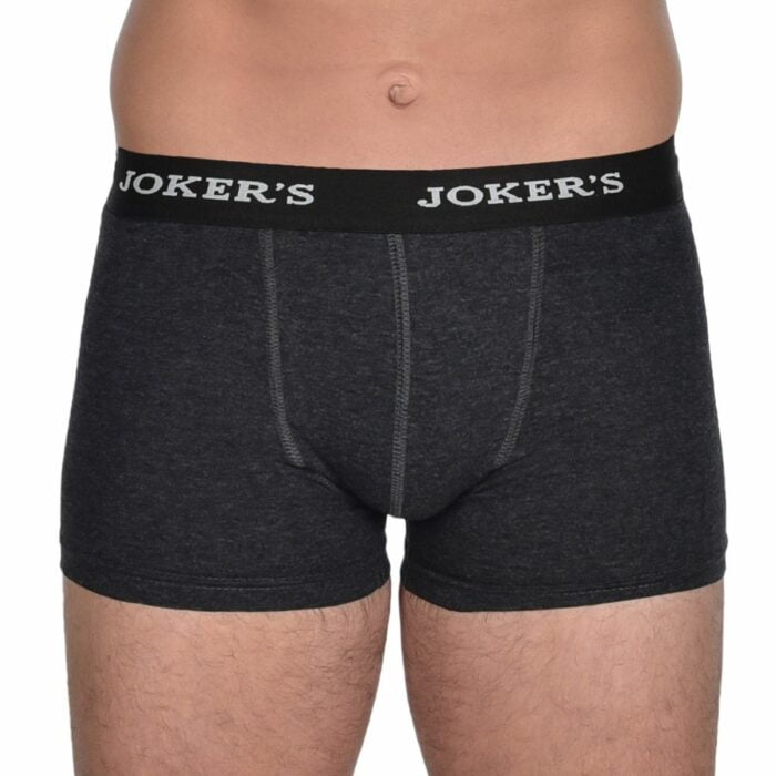 JOKERS - ΑΝΔΡΙΚΟ ΜΠΟΞΕΡ ΜΕ ΕΞΩΤΕΡΙΚΟ ΛΑΣΤΙΧΟ - ΑΝΘΡΑΚΙ